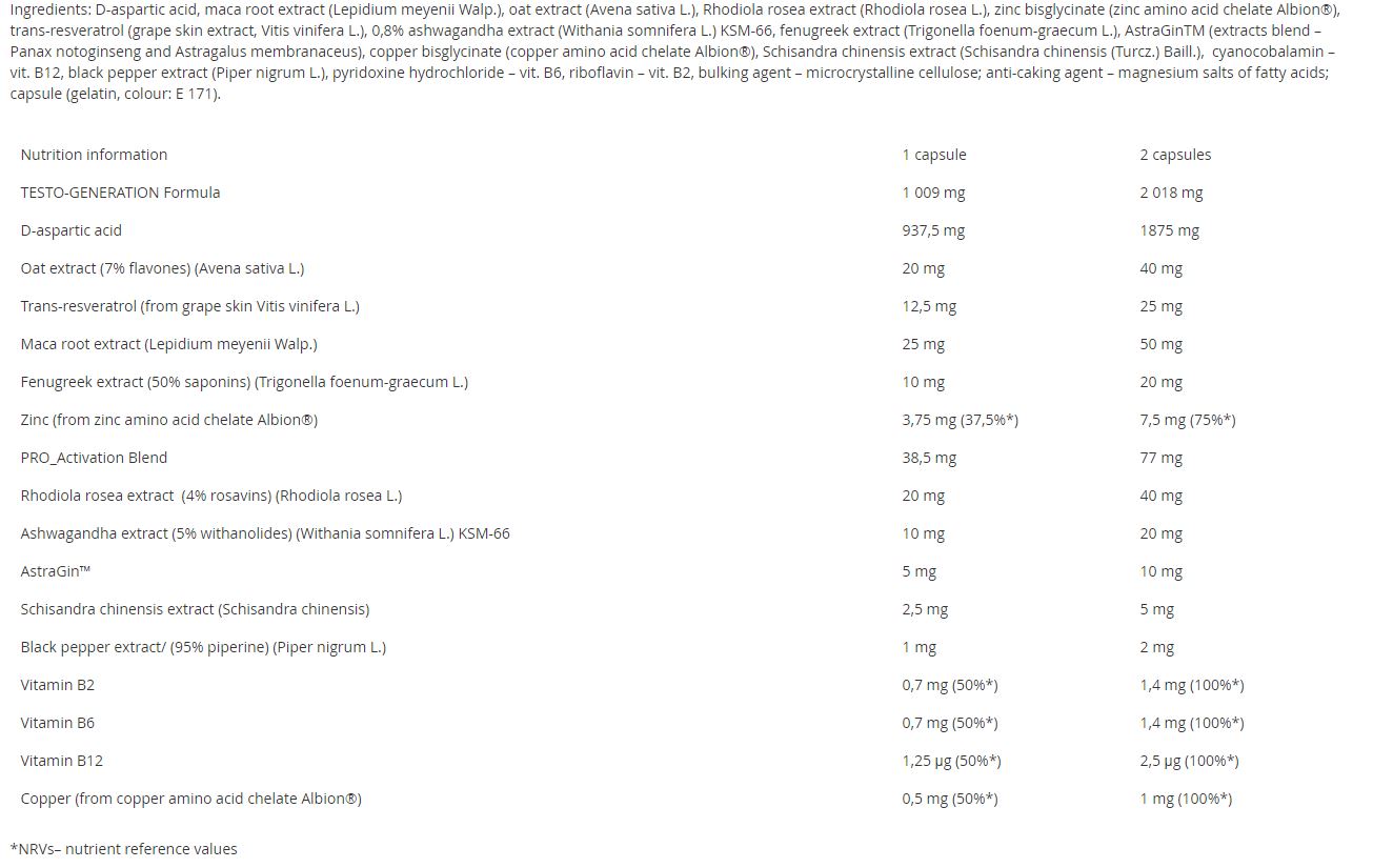 Nutrition Information