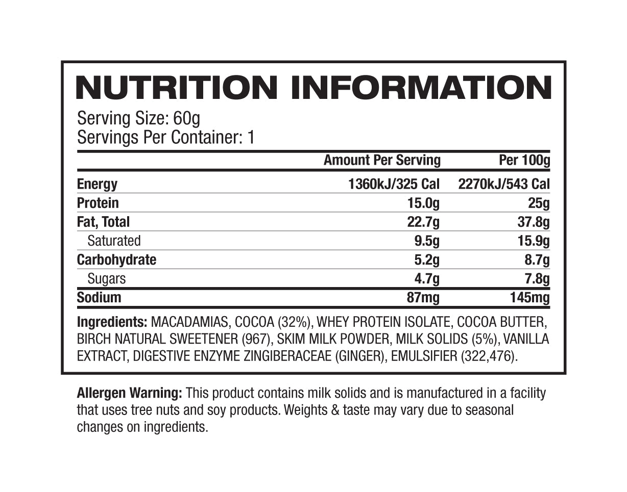 Nutrition Information