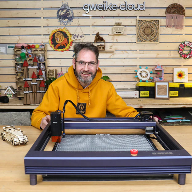 Gweike G1 10W Diode Laser Engraver & Cutter - Image 4