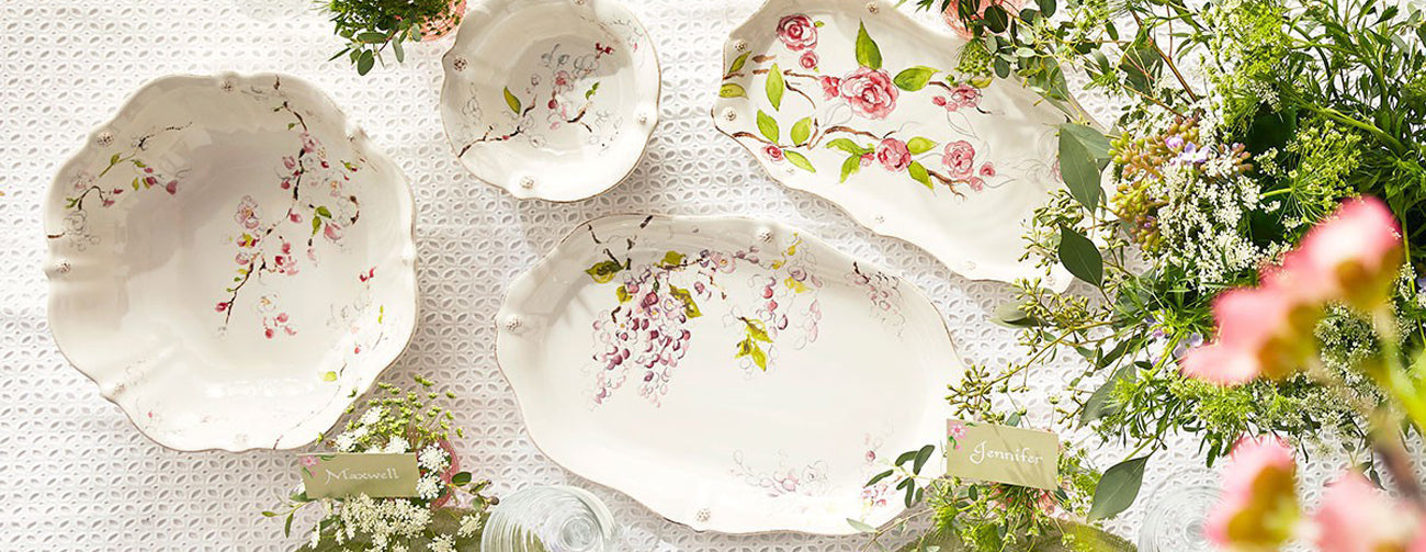Juliska Berry & Thread Floral Sketch Dinnerware