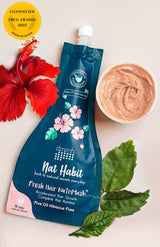 Shudh Online Hibiscus Powder  Hair Growth Face Pack Eating