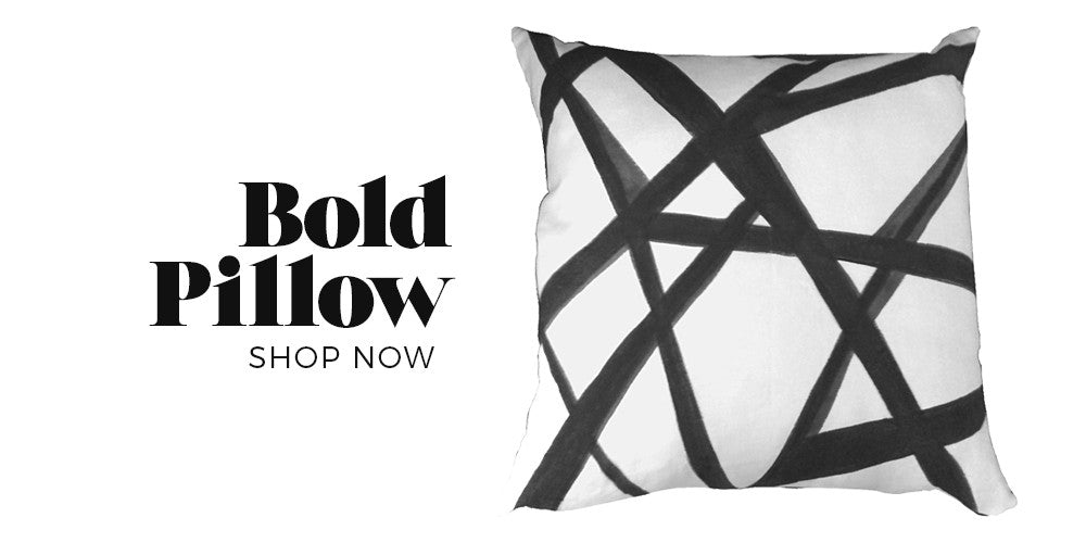 Bold Pillow - Get The Look: Luxe Family Living Room - Black Rooster Decor