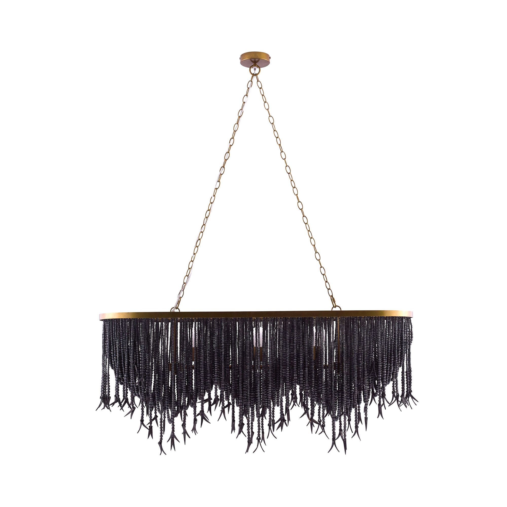 black rooster chandelier