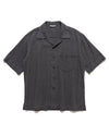 Selvedge Super Light Denim Half Sleeved Shirt Washed Black