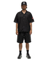 Piping LPOC Short Sleeve Shirt Black