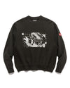 Washed Dimensions Crew Neck Black