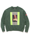 Washed VS 8b Crew Neck Green