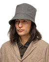 Bucket Hat PC Hopsack Grey