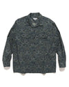 Classic Shirt Cotton Paisley Print Navy