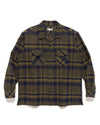 Classic Shirt Cotton Plaid Navy/Olive