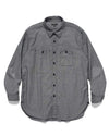 Work Shirt Cotton Chambray Grey