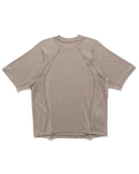 Wool T-Shirt Grey Beige