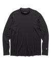 Convexity Comfort Mock Neck L/S Shirt Black