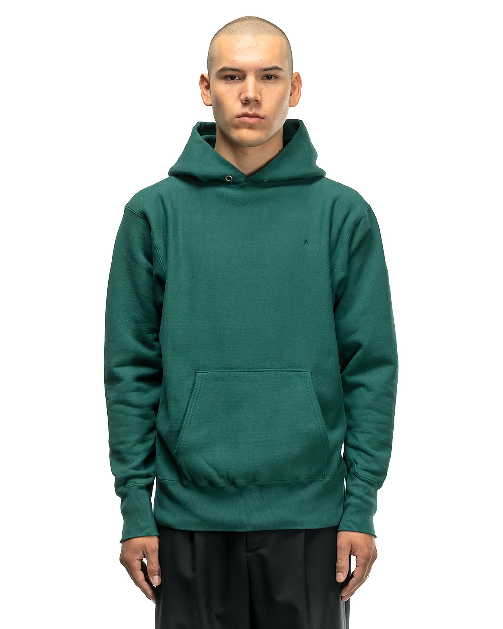 Natural Dyed Urake Hoodie Blue Green HAVEN