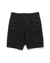 Brigade Short - Cotton Poly Ripstop Black