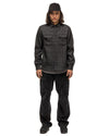 Crescent Shirt - Loro Piana Zelander® Merino Wool Flannel Black