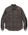 Crescent Shirt - Loro Piana Zelander® Merino Wool Flannel Grey - HAVEN
