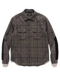 Crescent Shirt - Loro Piana Zelander® Merino Wool Flannel Grey