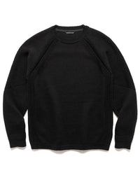Harbour Sweater - Cotton Cashmere Knit Black