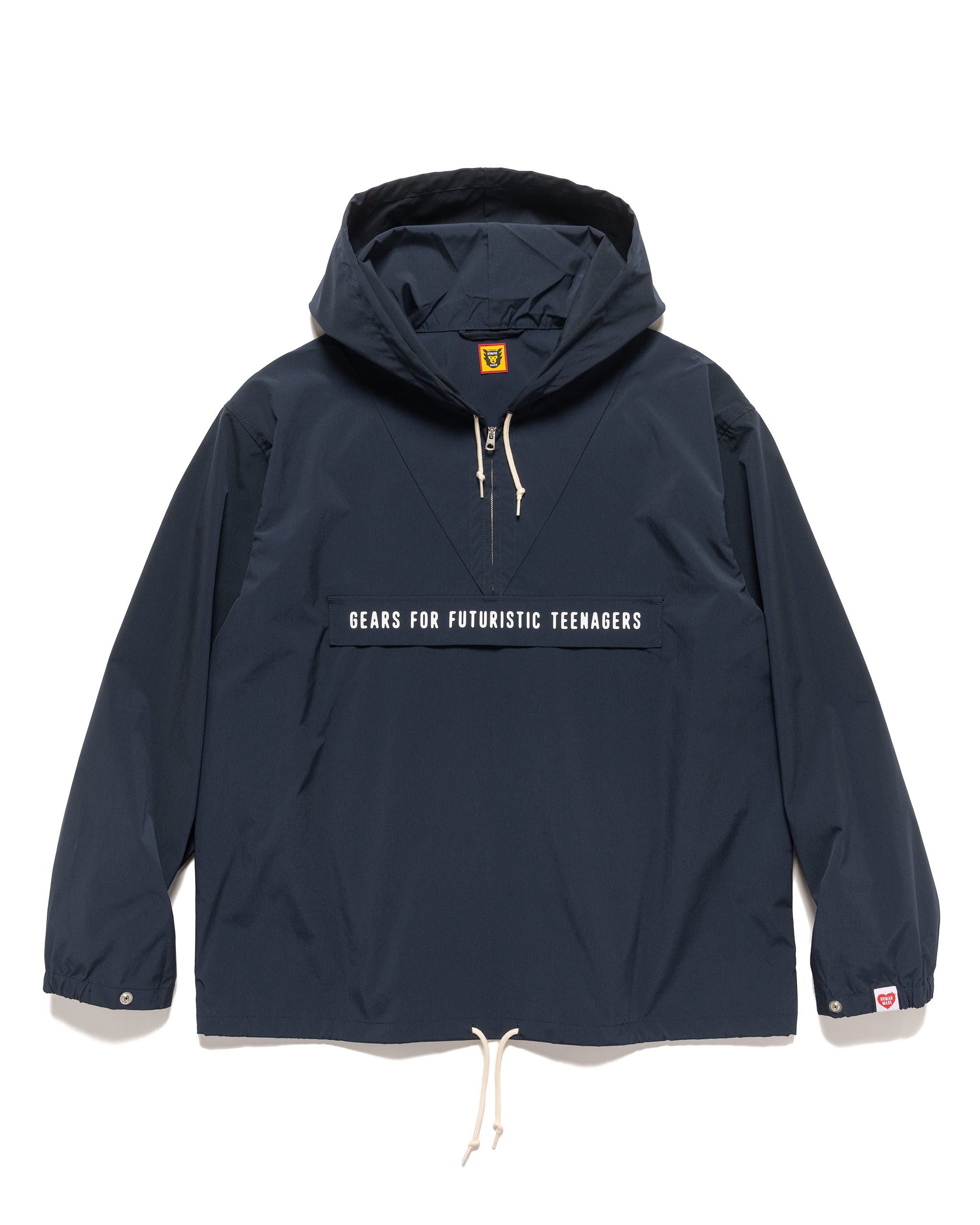 Half Zip Anorak Navy   HAVEN