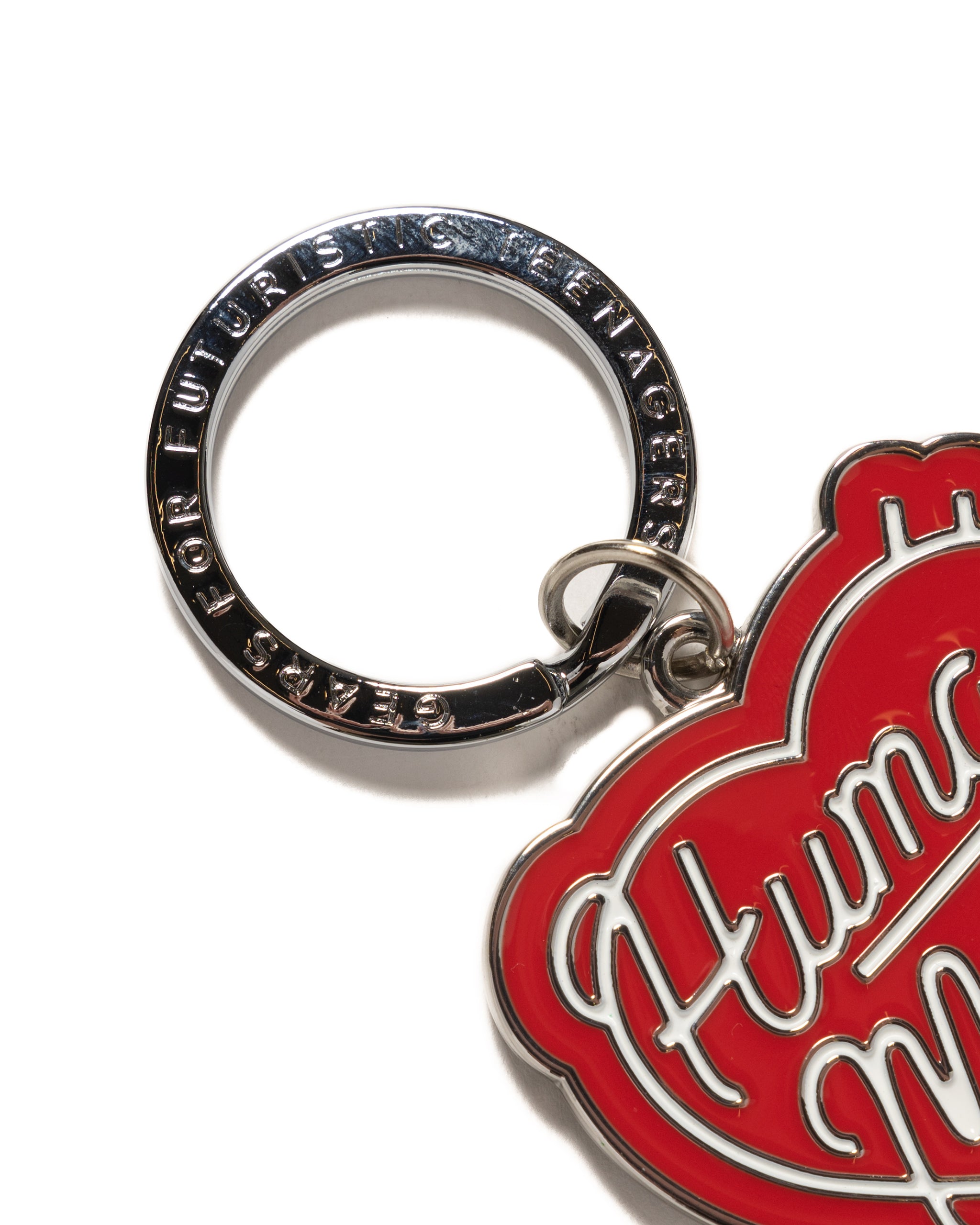 Human Made Heart keyring, RED