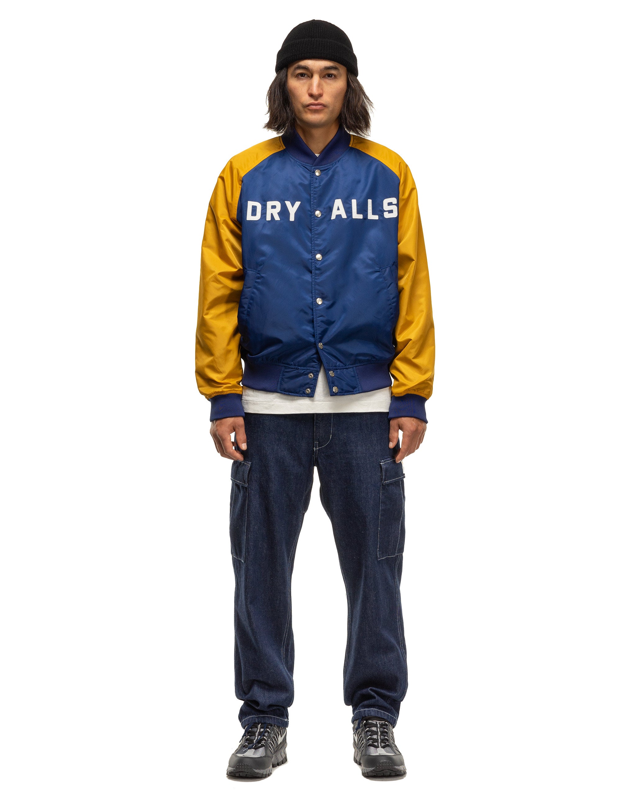 Nylon Stadium Jacket Blue