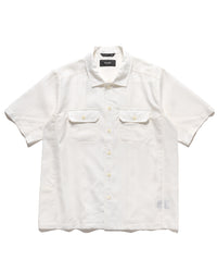 Jasper S/S Shirt- Linen White