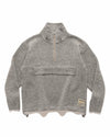 5G Shetland Wool Half ZIP Anorak Grey