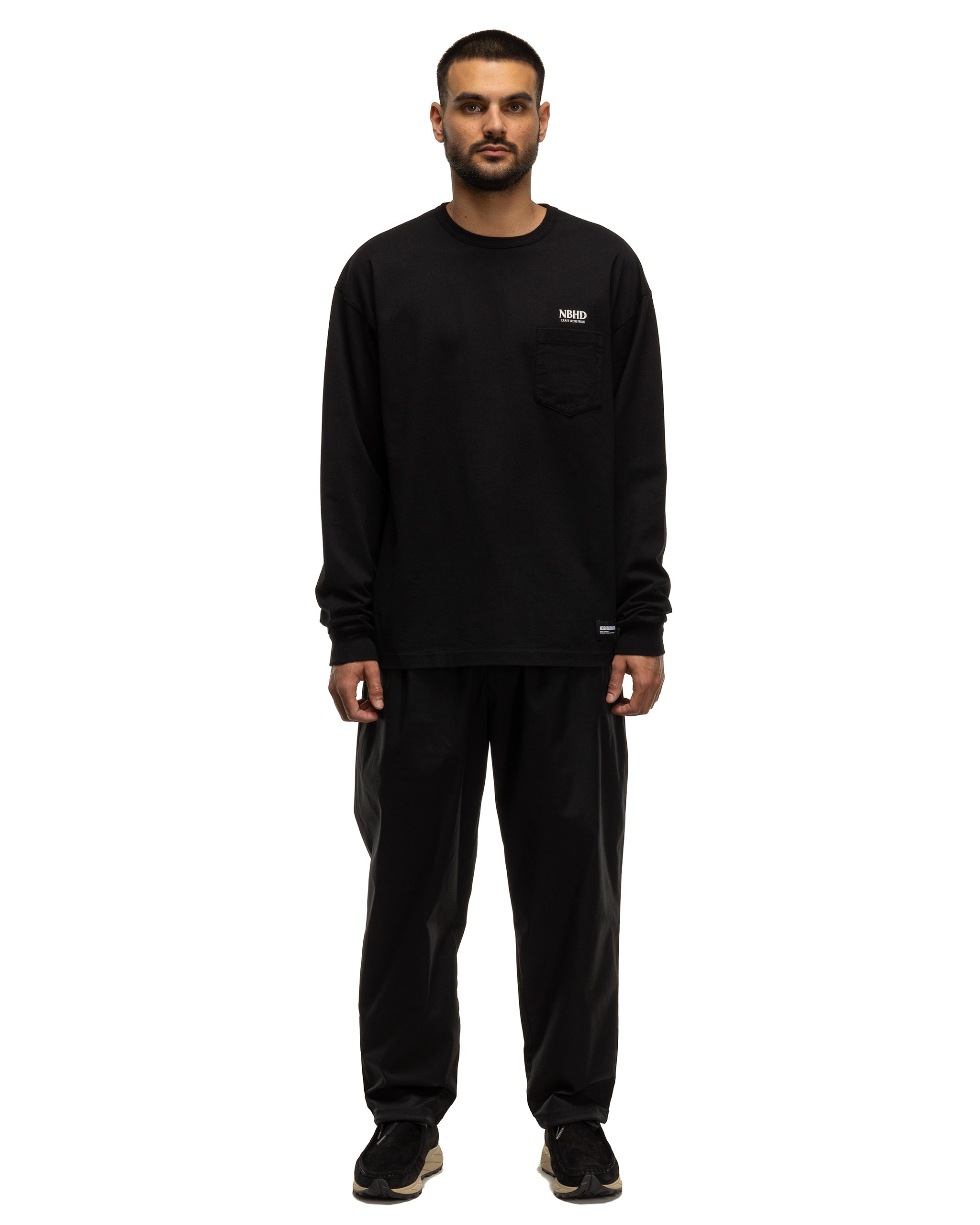 Classic-P Crewneck LS Black