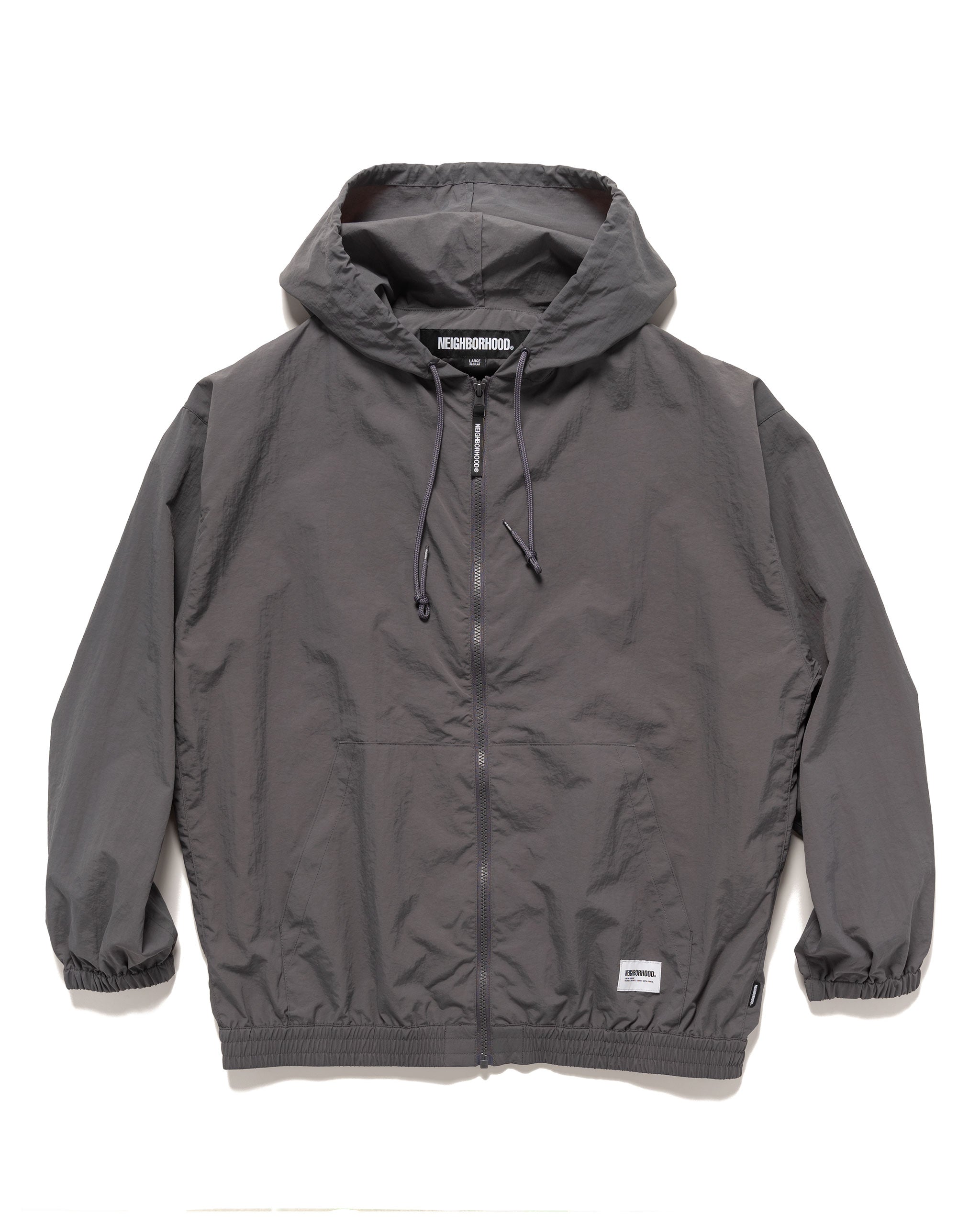 Zip Up Hooded Jacket Grey | HAVEN