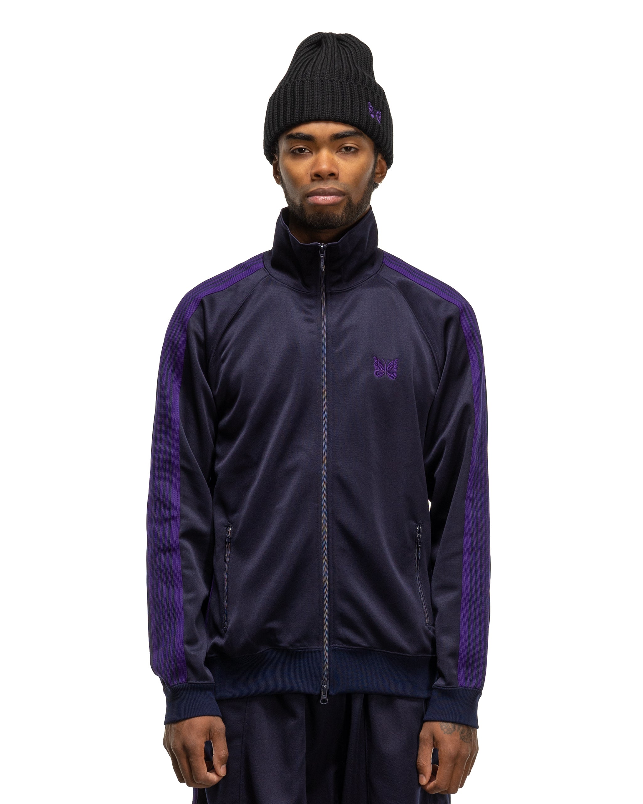 Track Jacket - Poly Smooth Navy | HAVEN