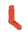 Cotton Waffle Crew Socks L.Orange - HAVEN