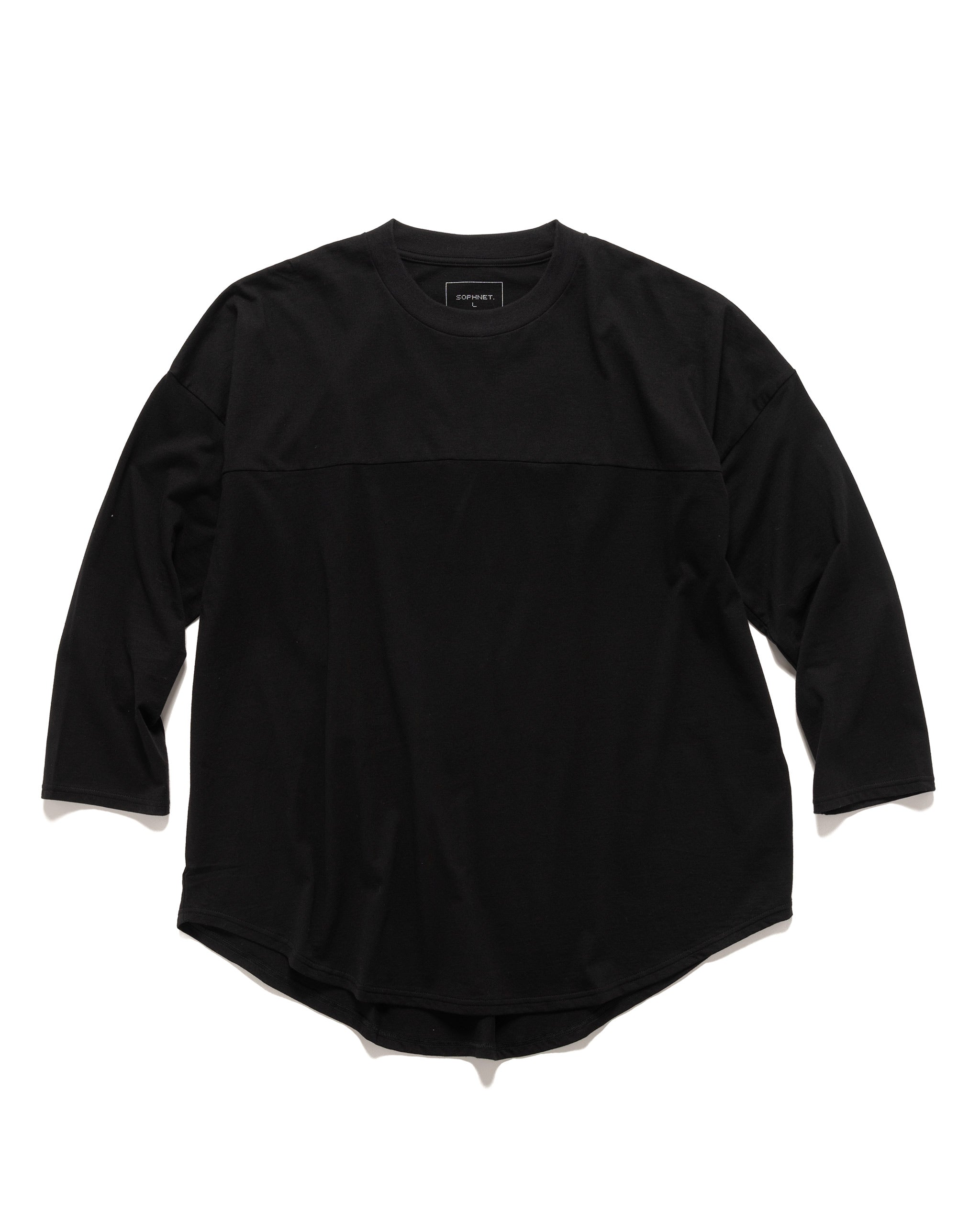 SUPIMA CASHMERE WIDE FOOTBALL TEE-