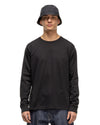 Excel Relaxed Fit T-Shirt L/S - Siro Cotton Jersey Black - HAVEN