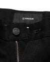 Station Pant - Suvin Cotton Denim Black - HAVEN