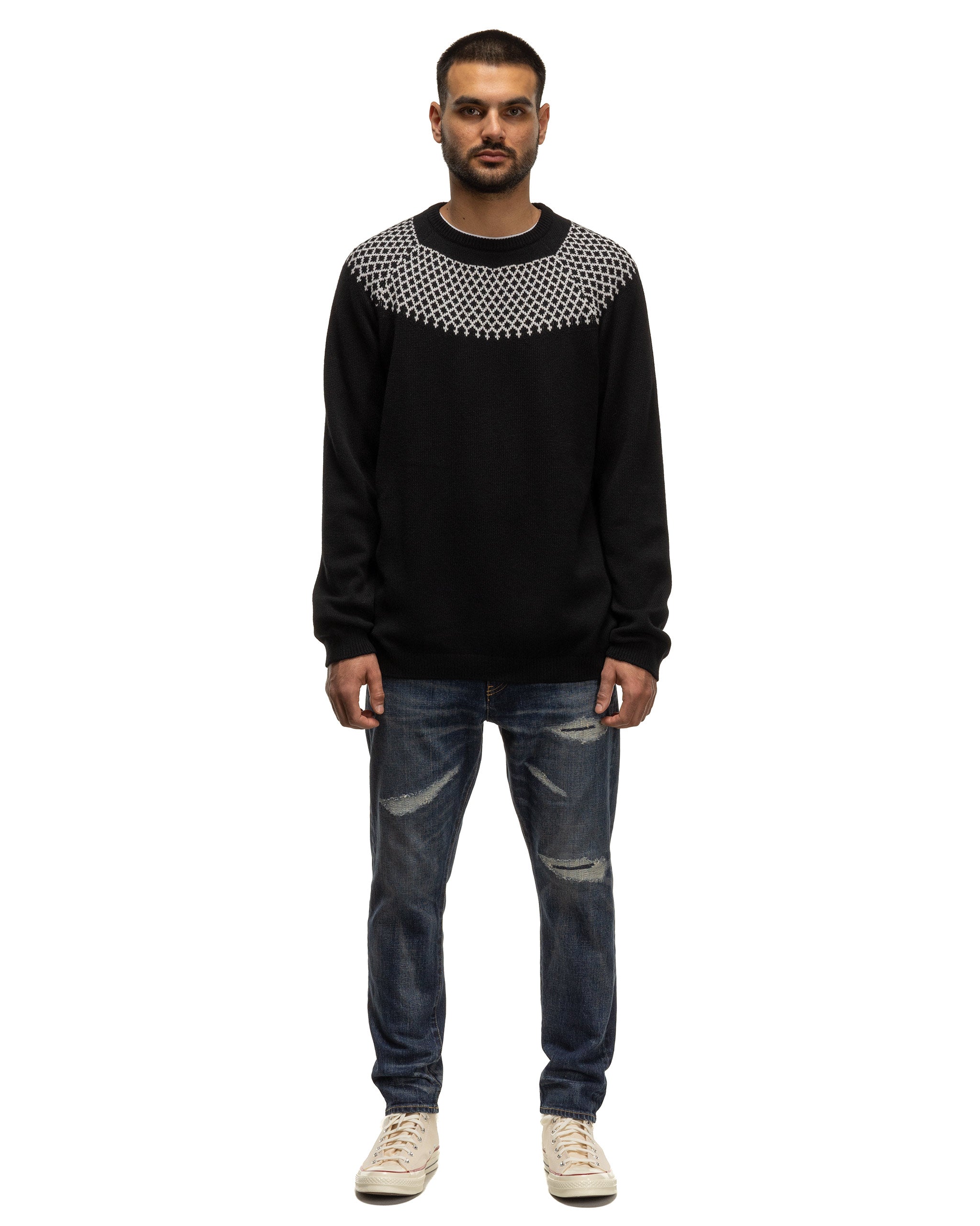 Rbg Crewneck Knit Black | HAVEN