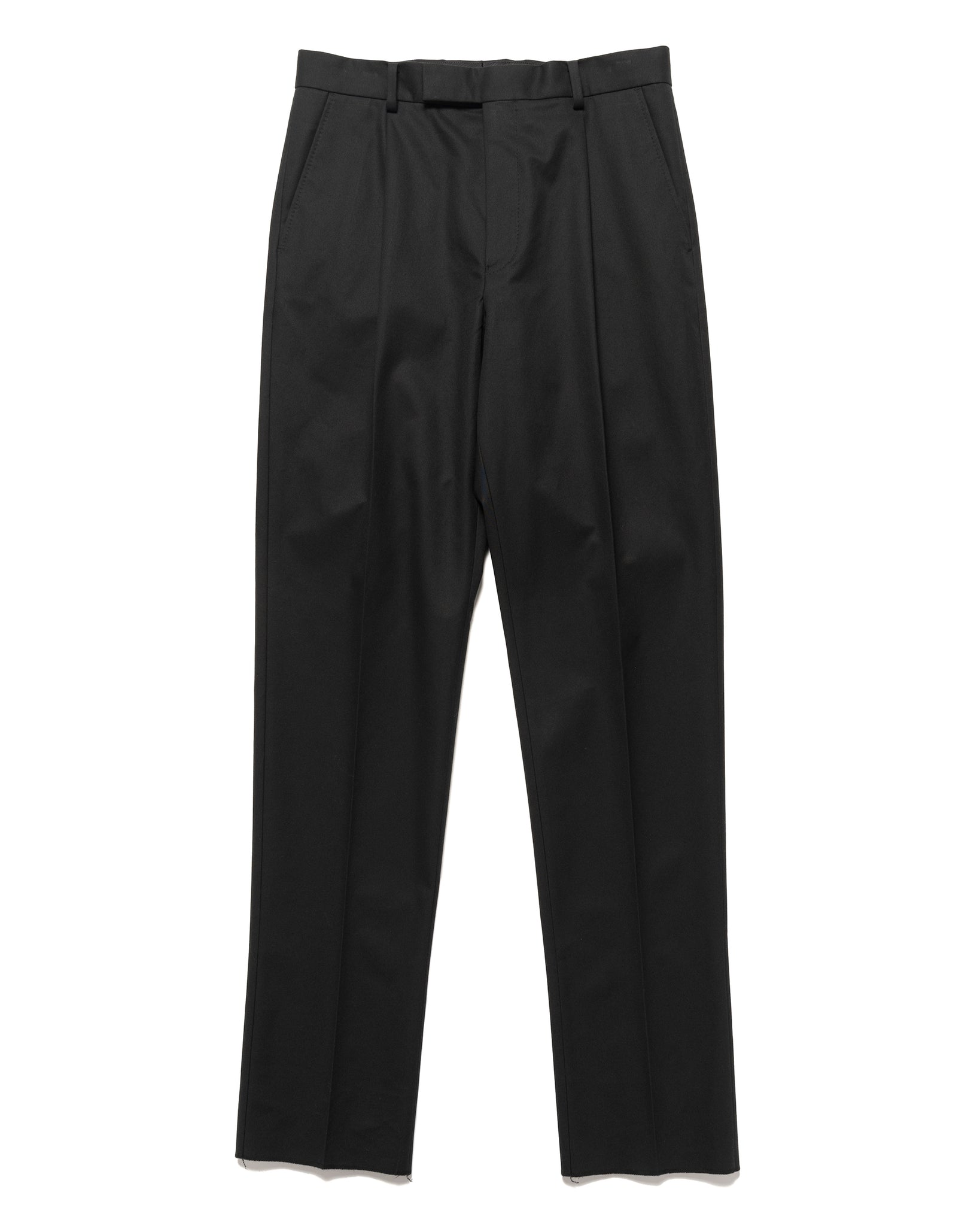 Pleated Trousers Black