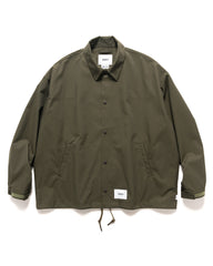 wtaps - Chief / Jacket / Poly. Twill. Sign Olive Drab