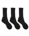 Skivvies 3 Piece Tube Sox Black