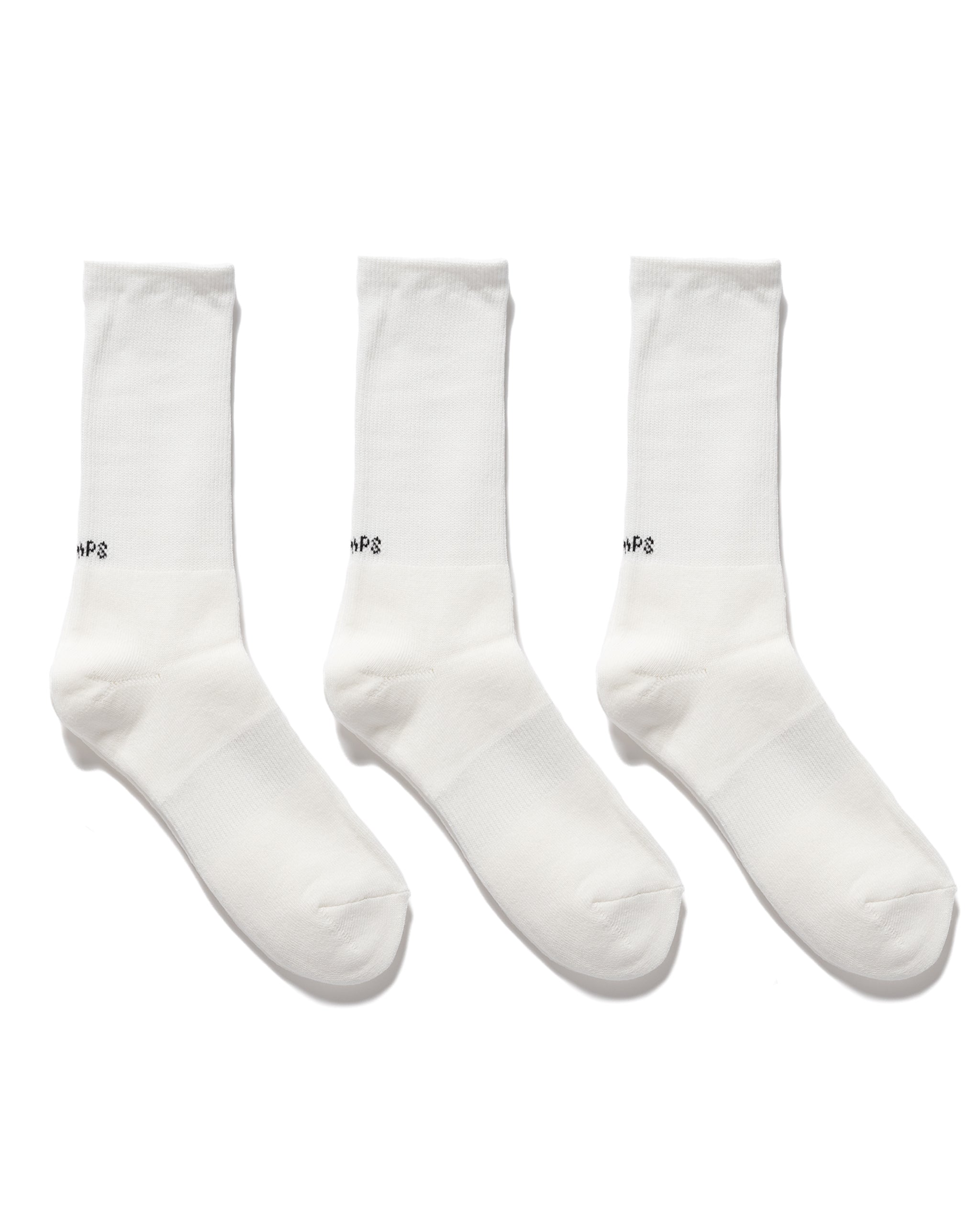 WTAPS Skivvies 3 Piece Ankle Sox White | HAVEN