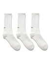 Skivvies 3 Piece Tube Sox White