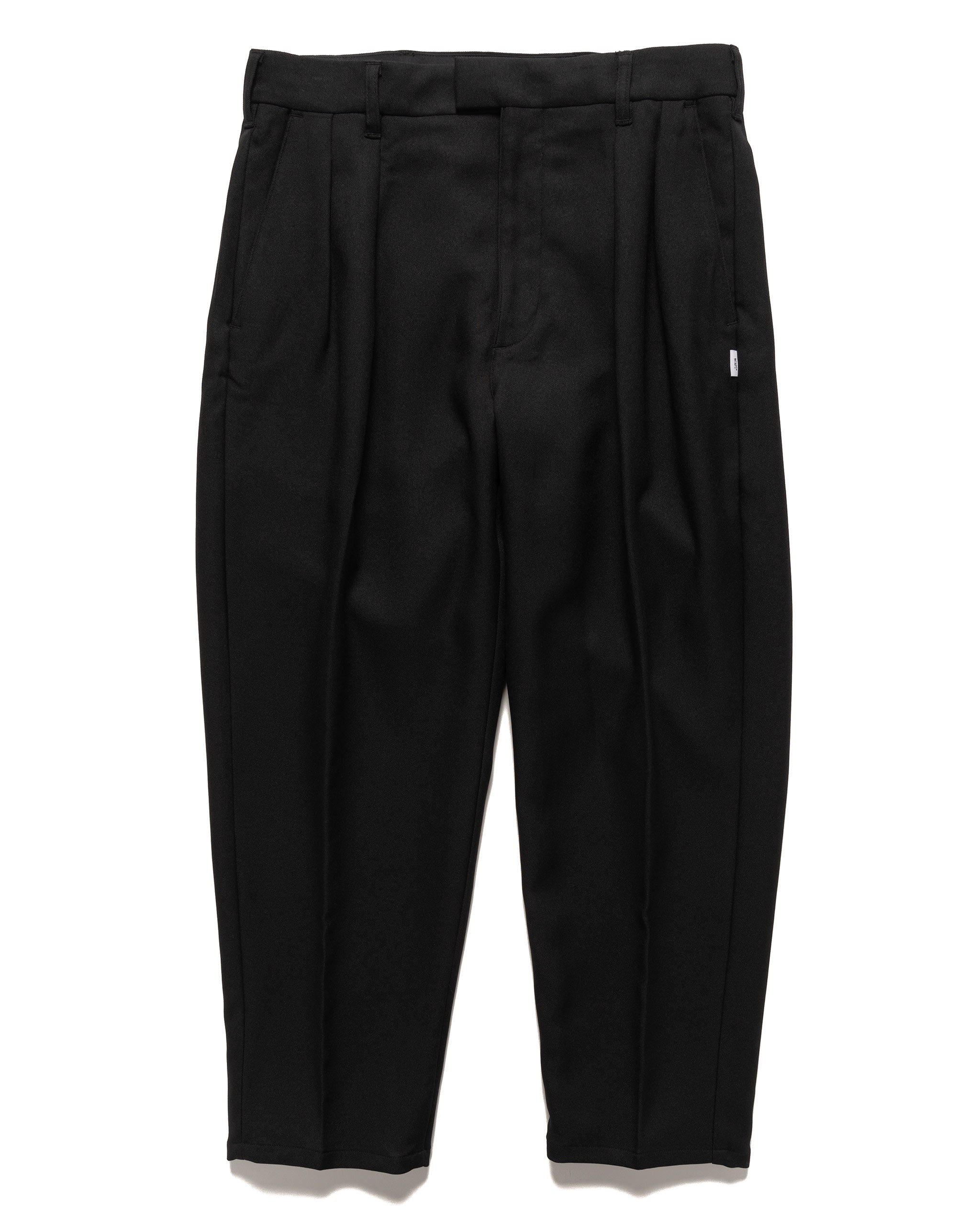 TRDT1801 / Trousers / Polyester Twill Pant BLACK | HAVEN