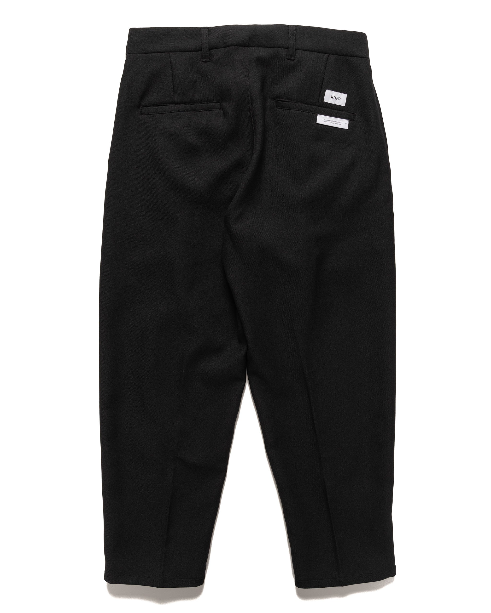 TRDT1801 / Trousers / Polyester Twill Pant BLACK | HAVEN