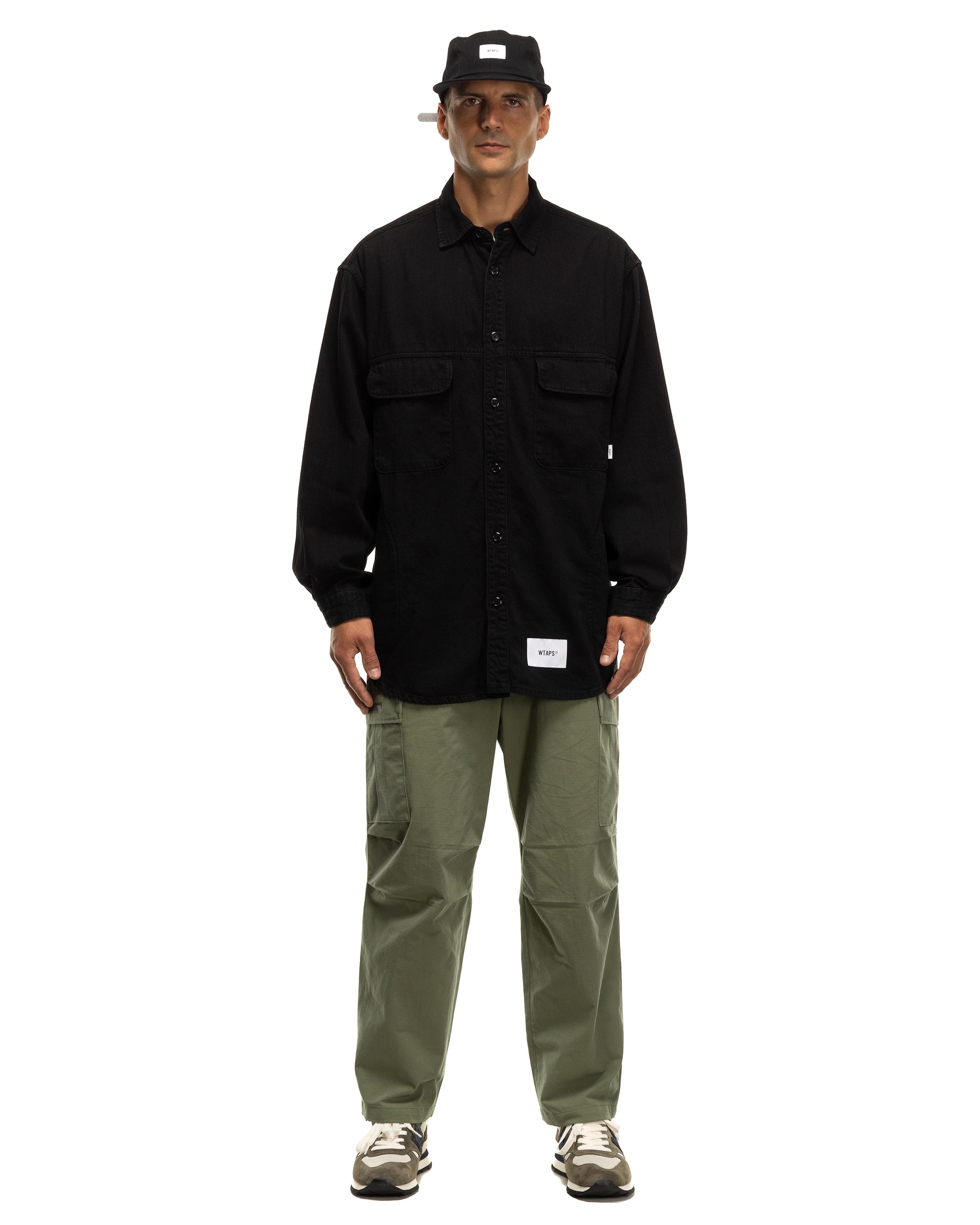 WTAPS 2023SS WCPO LS DENIM BLACK Sサイズ