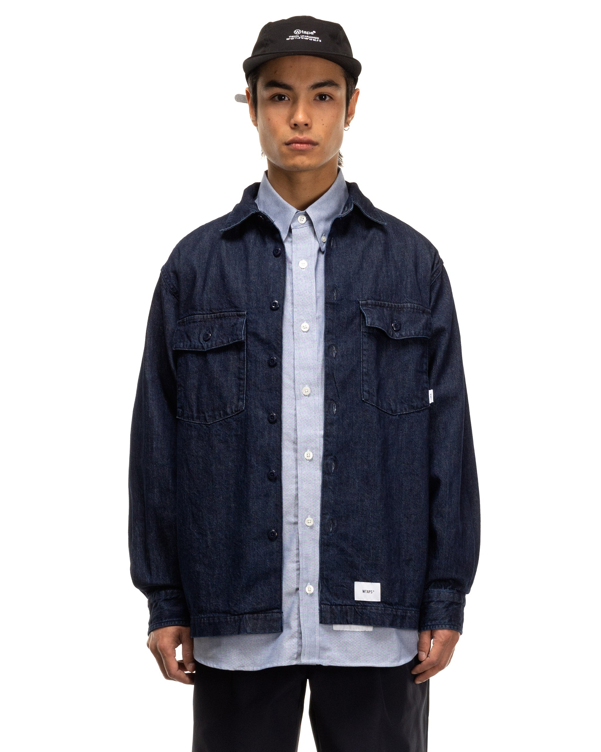 WTAPS CBW LS COTTON DENIM INDIGO M