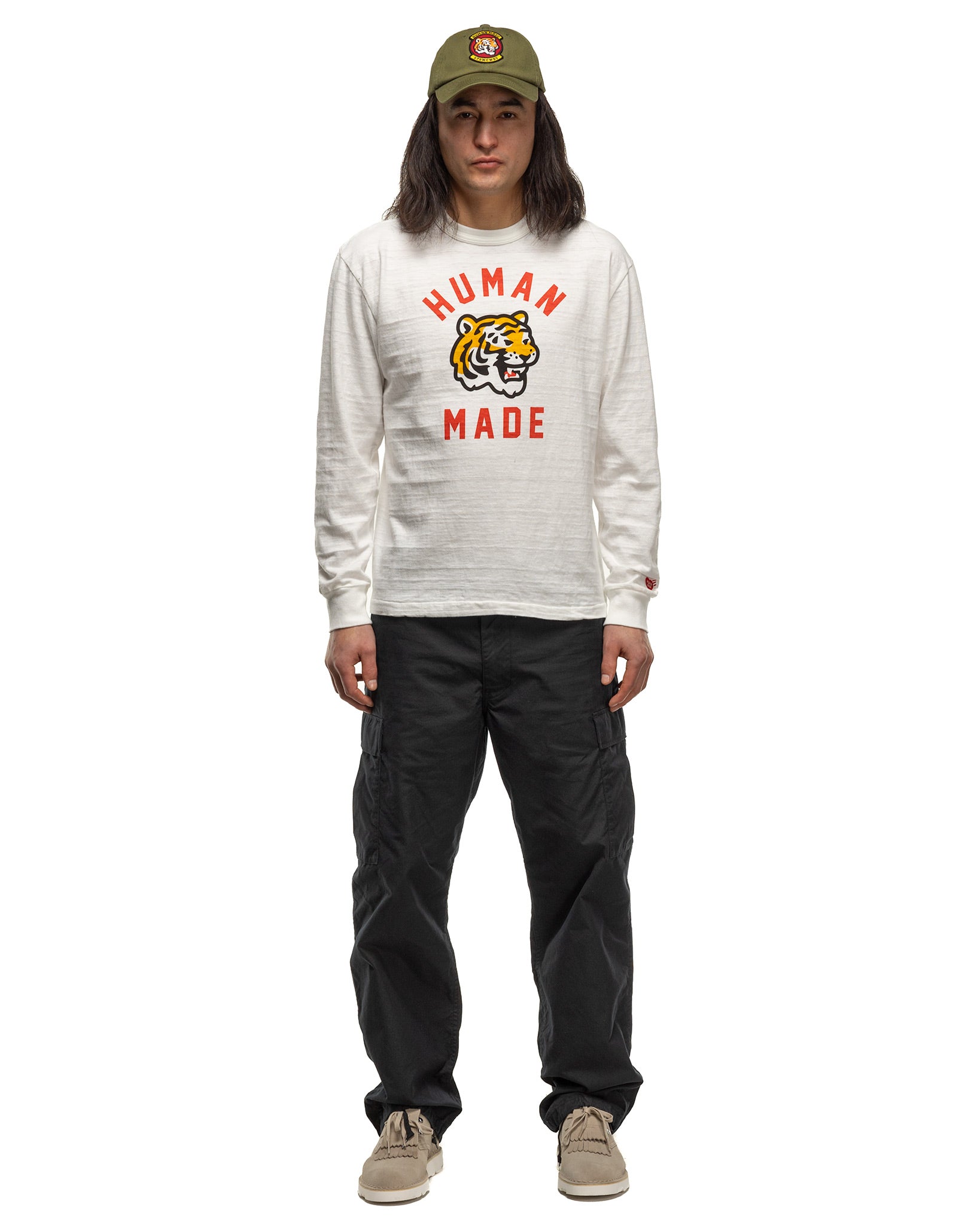 Human Made Graphic L/S T-Shirt #03 White | HAVEN