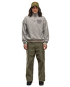 Military Half-Zip Sweatshirt Grey