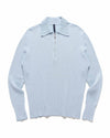 Lancet Zipped Sweater Light Blue