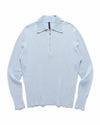 Lancet Zipped Sweater Light Blue