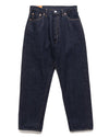 5P Zipper Front Denim Pants Indigo One Wash